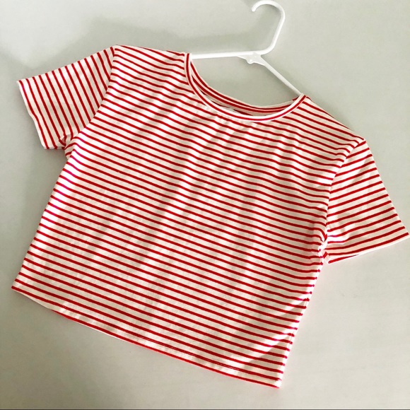 Zara striped cropped tee - Picture 2 of 7